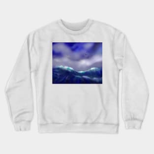 Tips of the waves Crewneck Sweatshirt